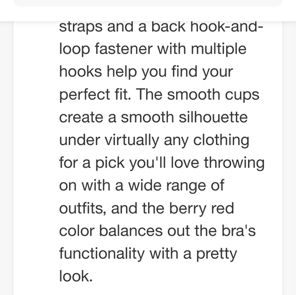 NWT Auden wire free bra 44D - Picture 8 of 11